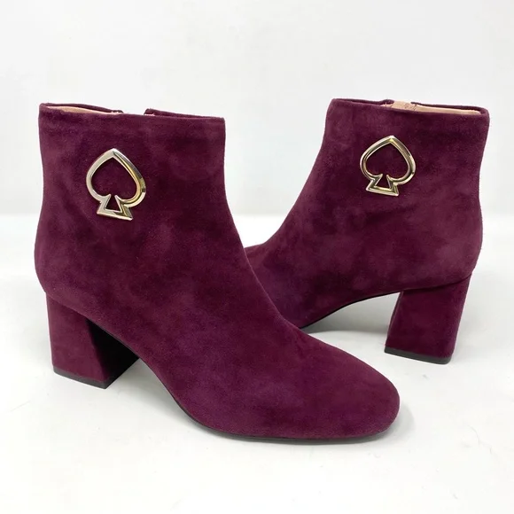 Kate Spade Alihandra Suede Ankle Boots - Picture 1 of 11